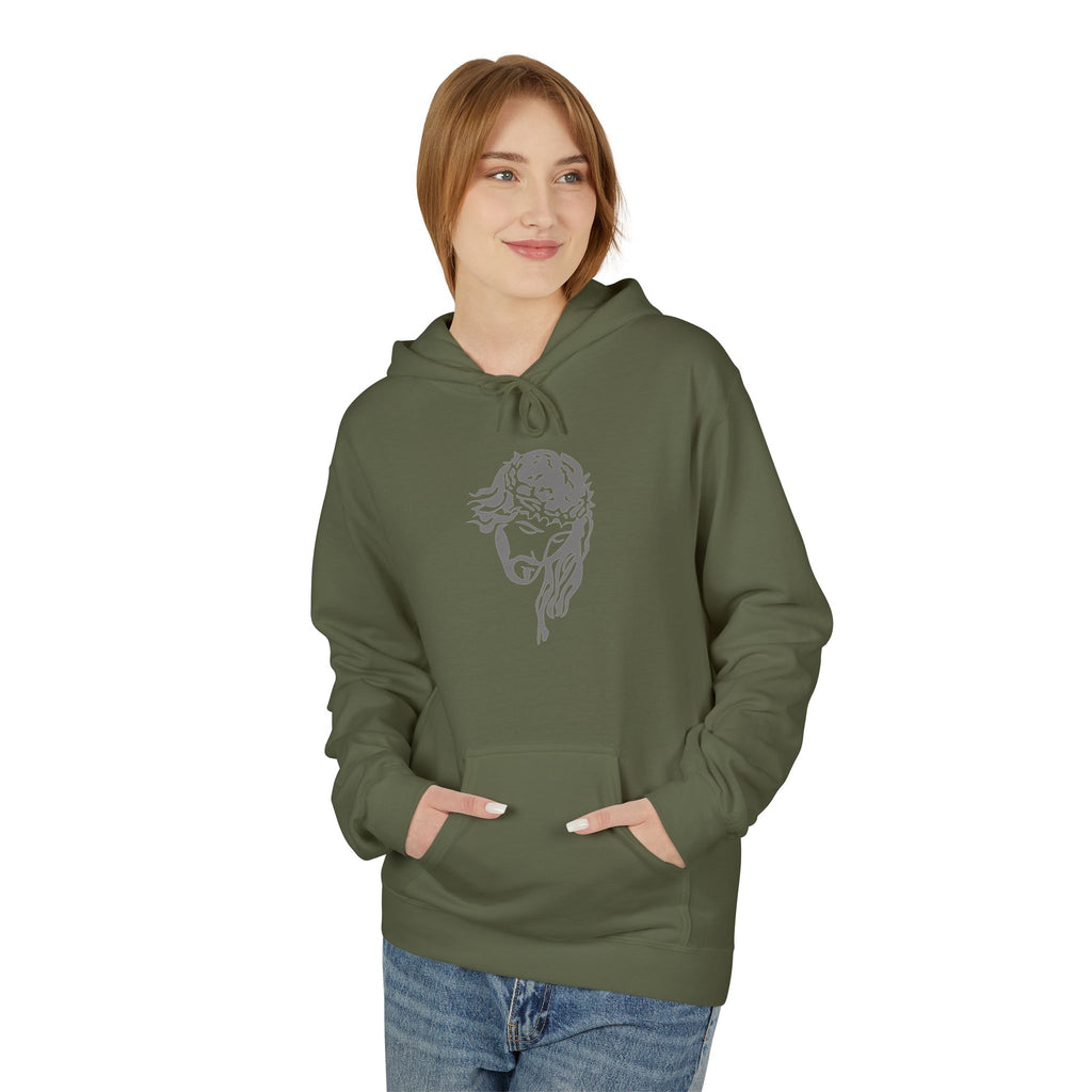 kings Hoodie — 'Jesus My Savior' Illustrated Lamb & Shepherd Faith Pullover