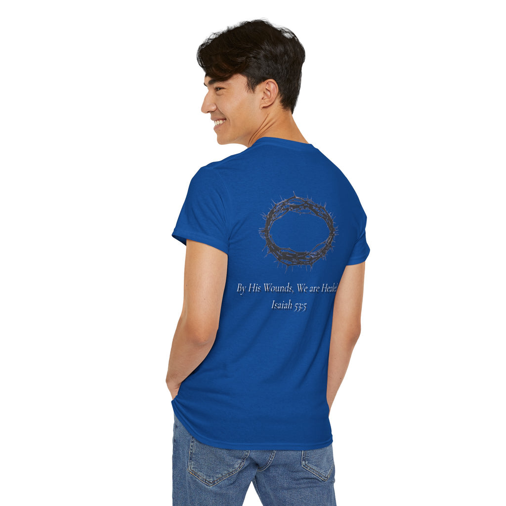 the crown T-Shirt — ‘By His Wounds We Are Healed’ Crown of Thorns Tee