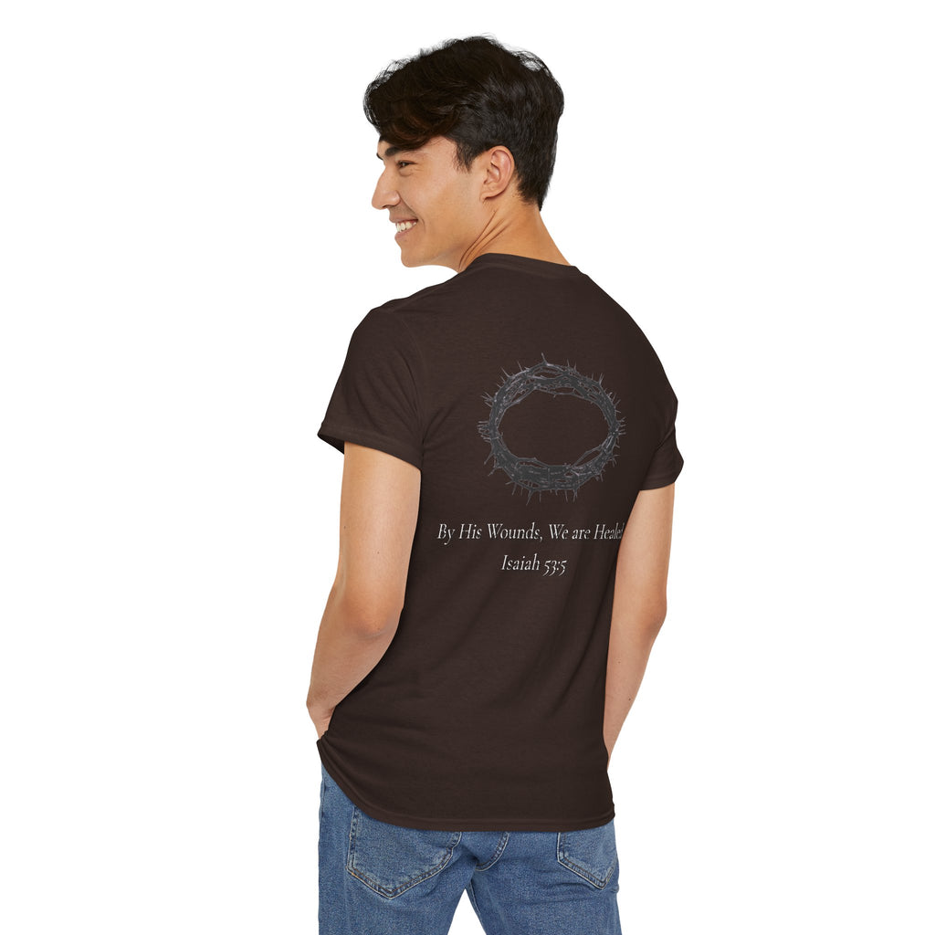 the crown T-Shirt — ‘By His Wounds We Are Healed’ Crown of Thorns Tee