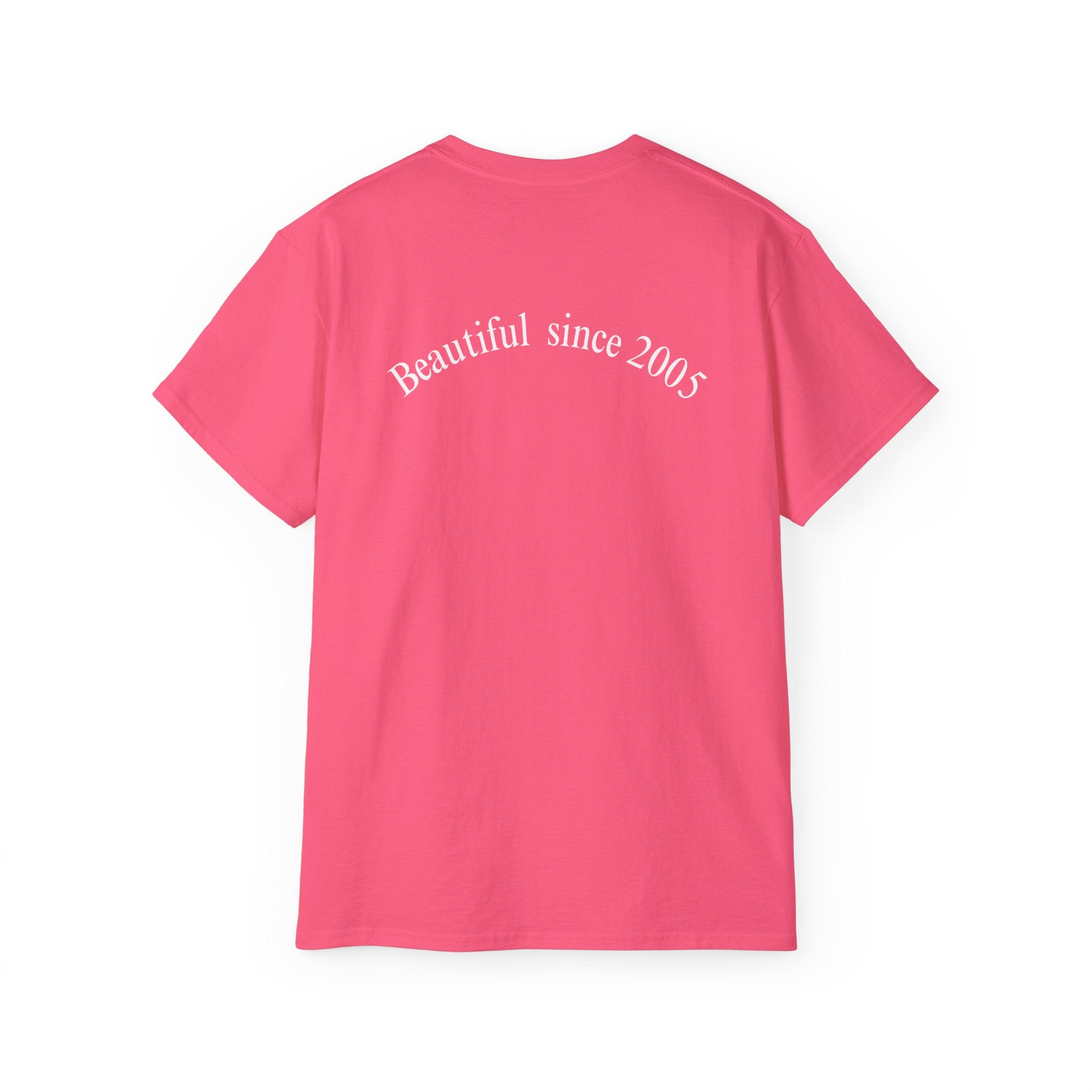 Beautiful Since 2005 Heart Graphic Tee — Birthday Gift for 18-Year-Olds