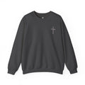 Crown of Thorns Sweatshirt — "By His Wounds We Are Healed" Isaiah 53:5 Crewneck