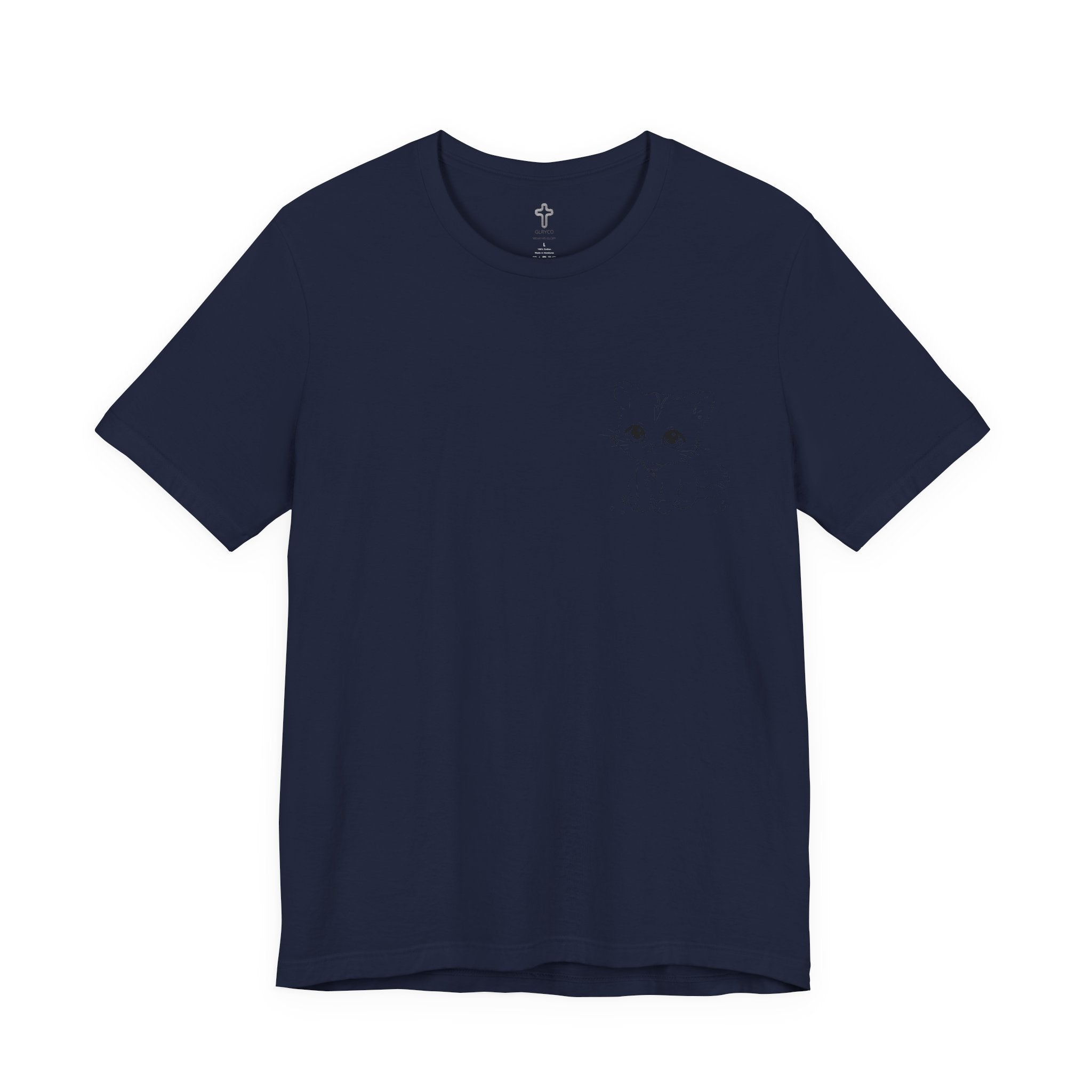 Custom Photo Memorial Tee — Personalized Name ‘Amber’ with Portrait and Floral Accent