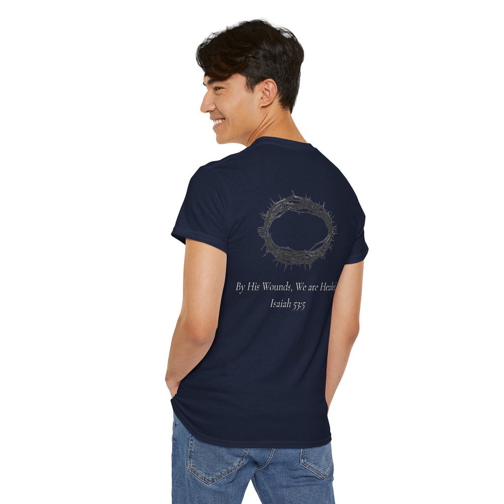 the crown T-Shirt — ‘By His Wounds We Are Healed’ Crown of Thorns Tee