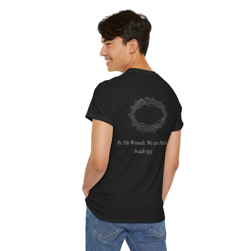 the crown T-Shirt — ‘By His Wounds We Are Healed’ Crown of Thorns Tee