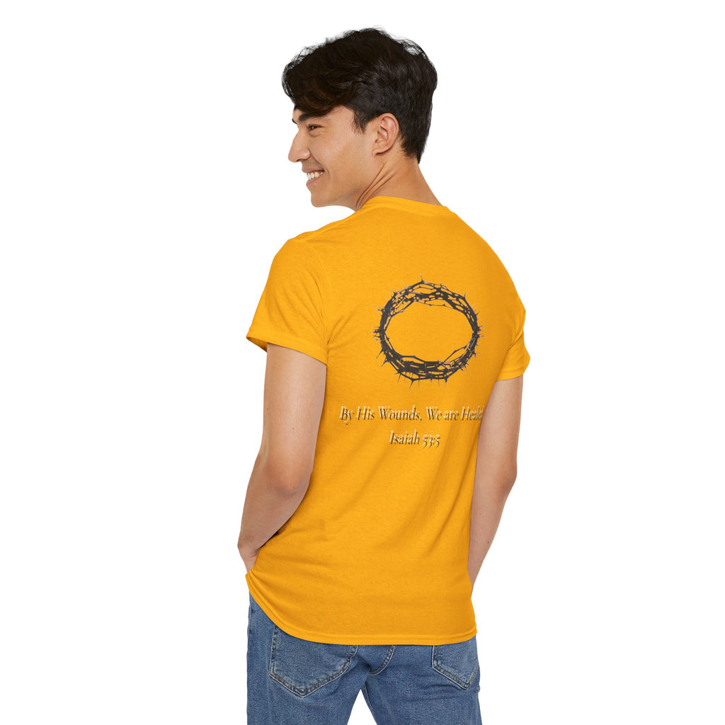 the crown T-Shirt — ‘By His Wounds We Are Healed’ Crown of Thorns Tee