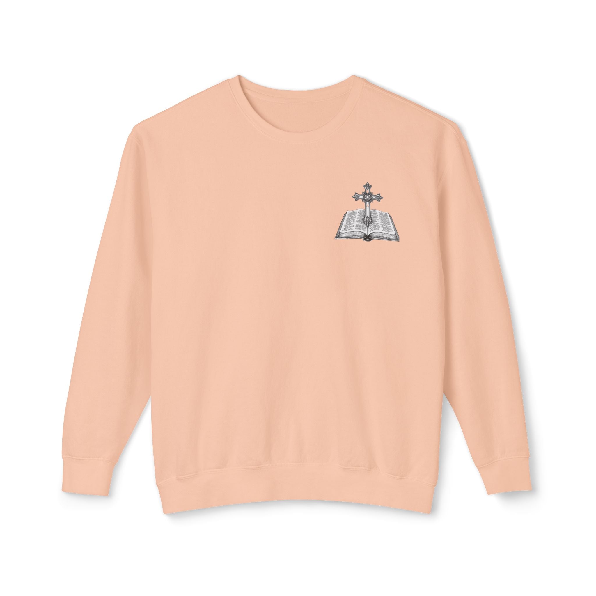 Lion Crewneck Sweatshirt — "King of Kings" Bible Verse Design