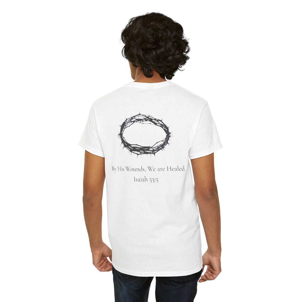 the crown T-Shirt — ‘By His Wounds We Are Healed’ Crown of Thorns Tee