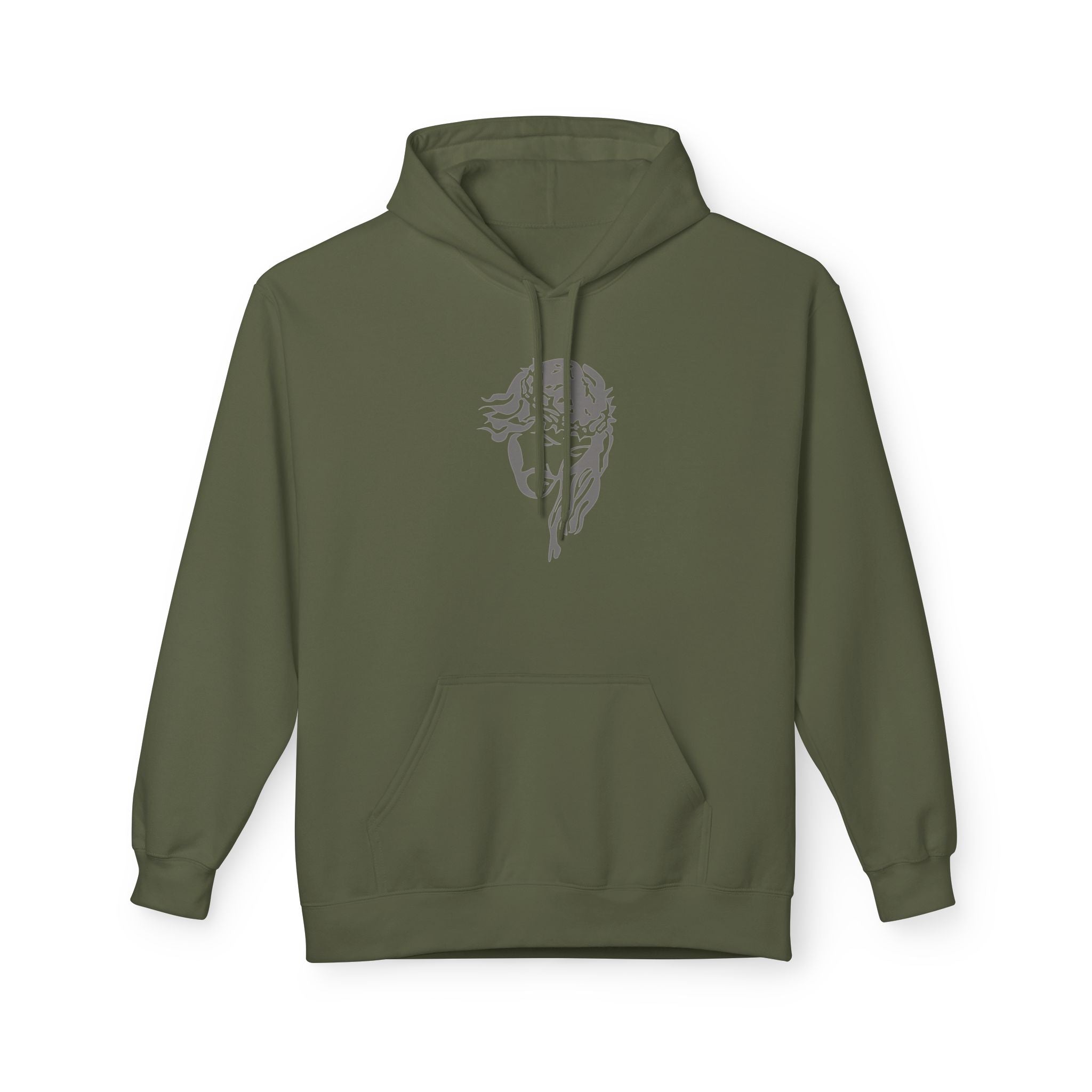 kings Hoodie — 'Jesus My Savior' Illustrated Lamb & Shepherd Faith Pullover