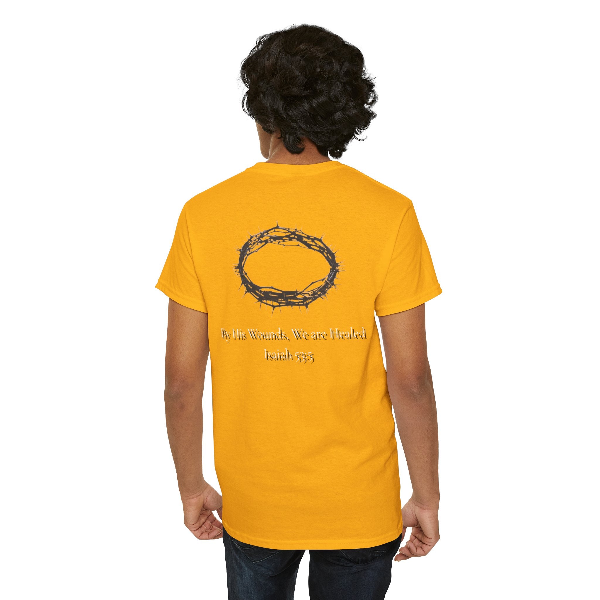 the crown T-Shirt — ‘By His Wounds We Are Healed’ Crown of Thorns Tee
