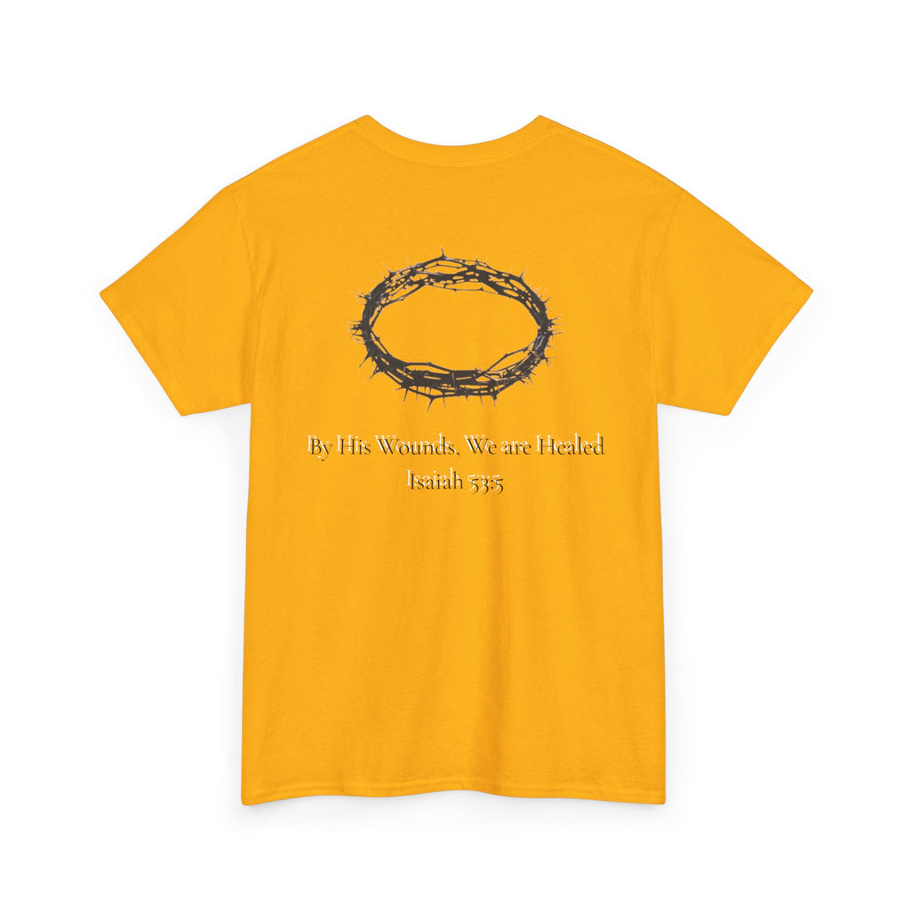 the crown T-Shirt — ‘By His Wounds We Are Healed’ Crown of Thorns Tee