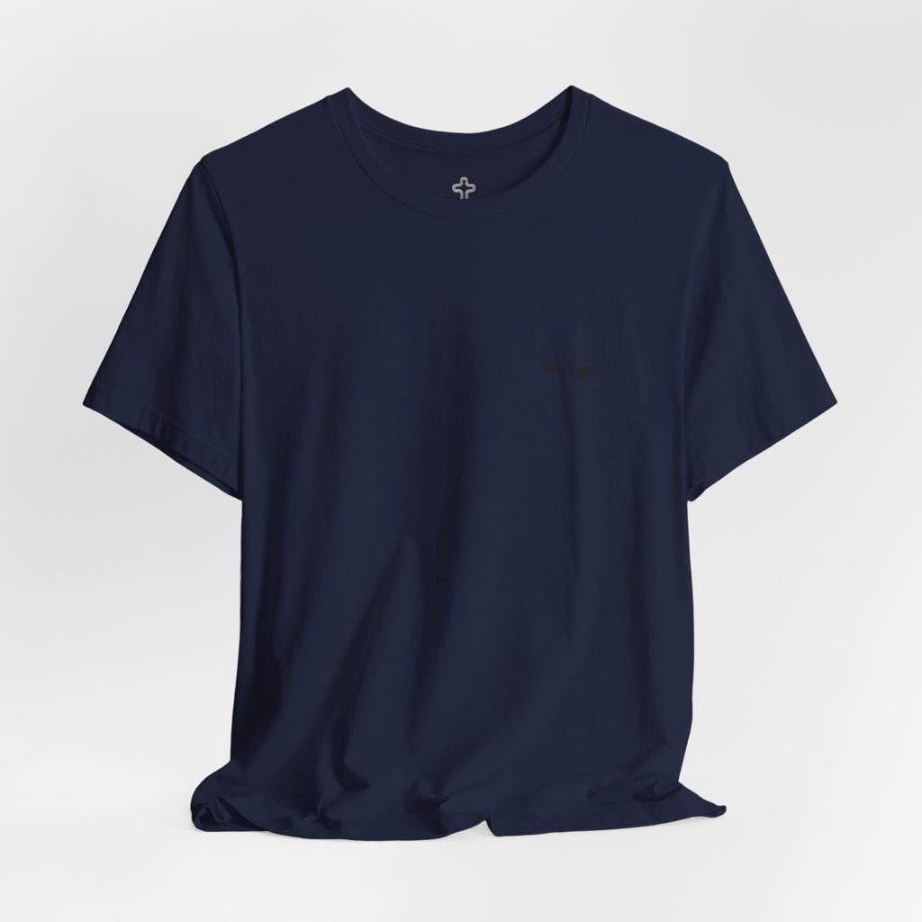 Custom Photo Memorial Tee — Personalized Name ‘Amber’ with Portrait and Floral Accent