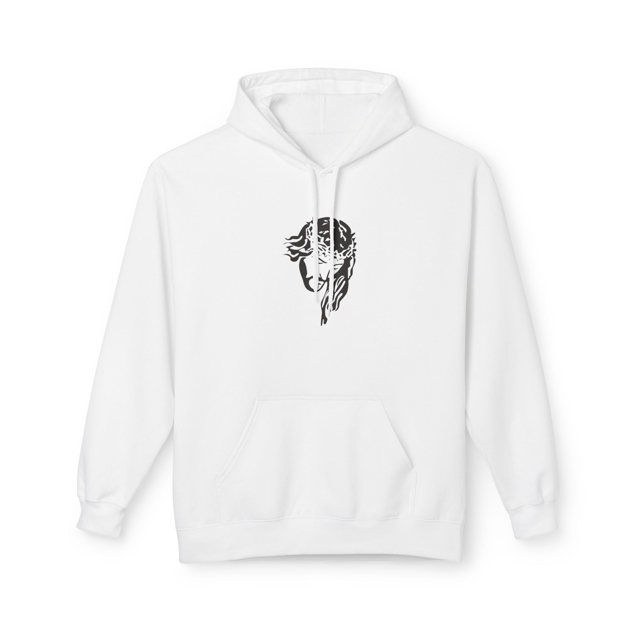 Christian Hoodie — 'Jesus My Savior' Illustrated Lamb & Shepherd Faith Pullover
