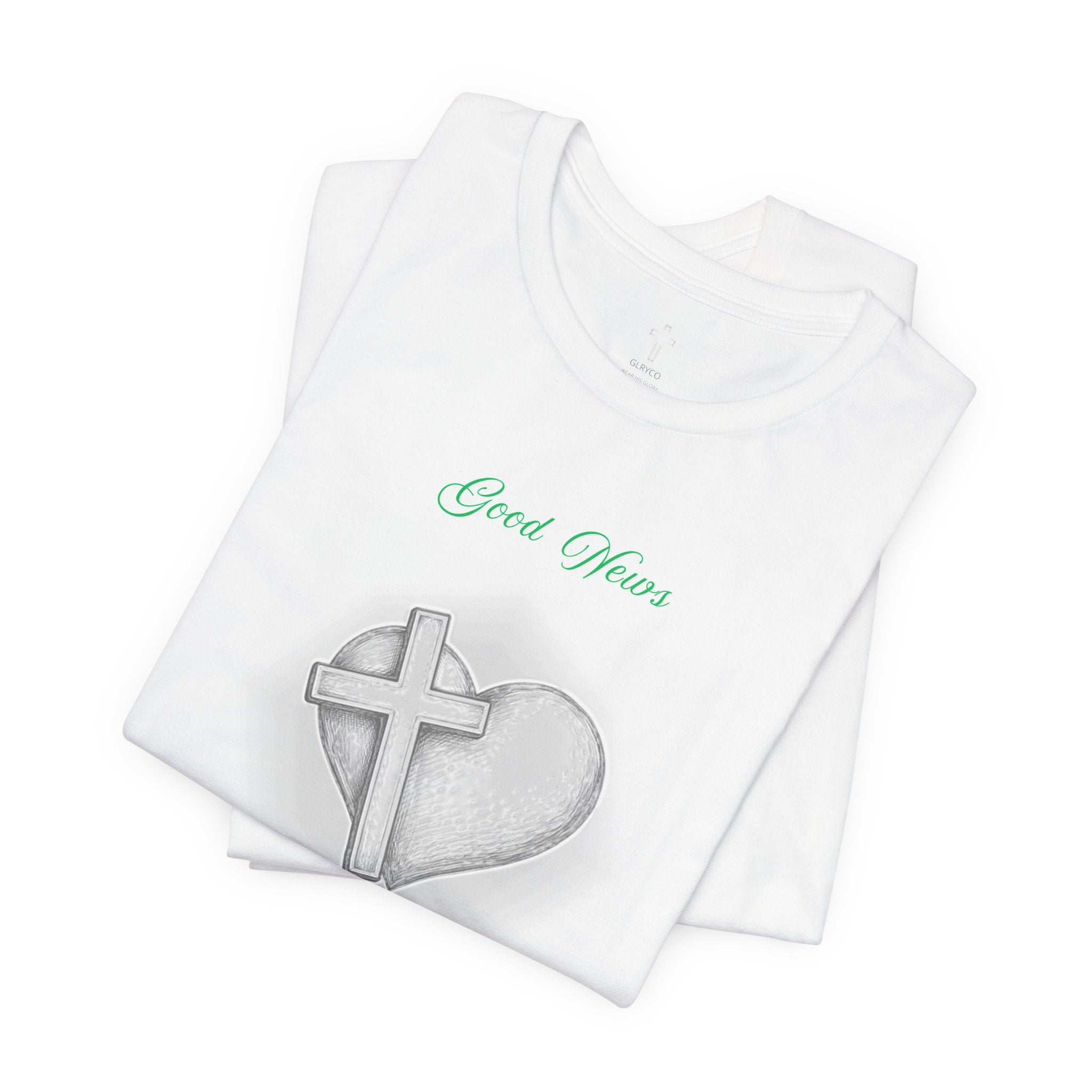 God Bless You T-Shirt — Cross & Heart Design with Jeremiah 29:11 Faith Tee