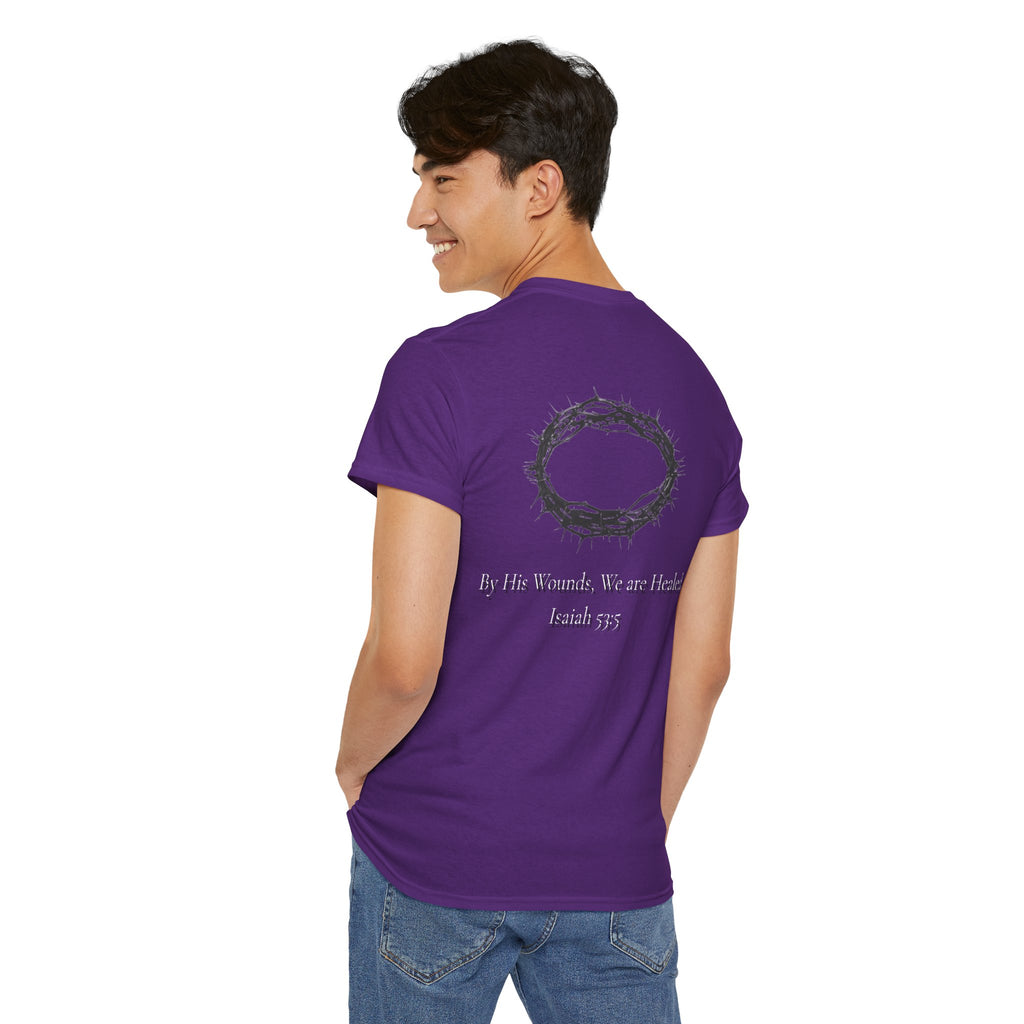 the crown T-Shirt — ‘By His Wounds We Are Healed’ Crown of Thorns Tee