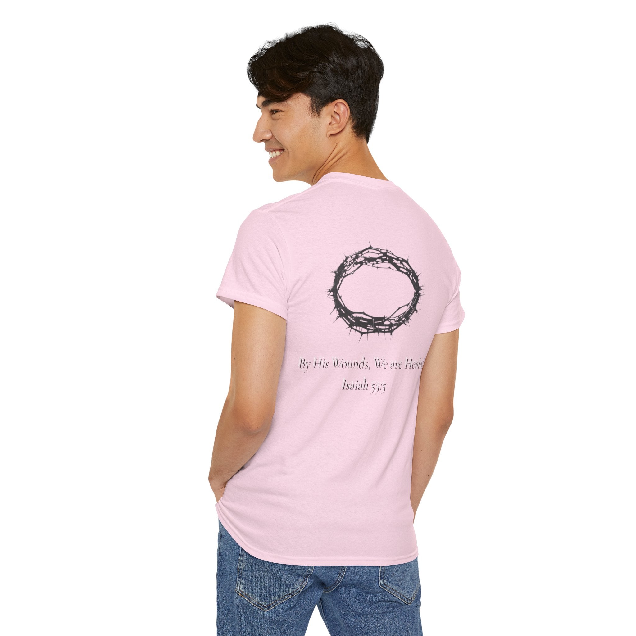 the crown T-Shirt — ‘By His Wounds We Are Healed’ Crown of Thorns Tee