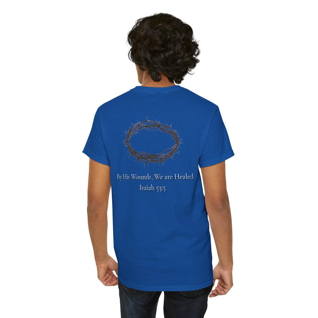 the crown T-Shirt — ‘By His Wounds We Are Healed’ Crown of Thorns Tee