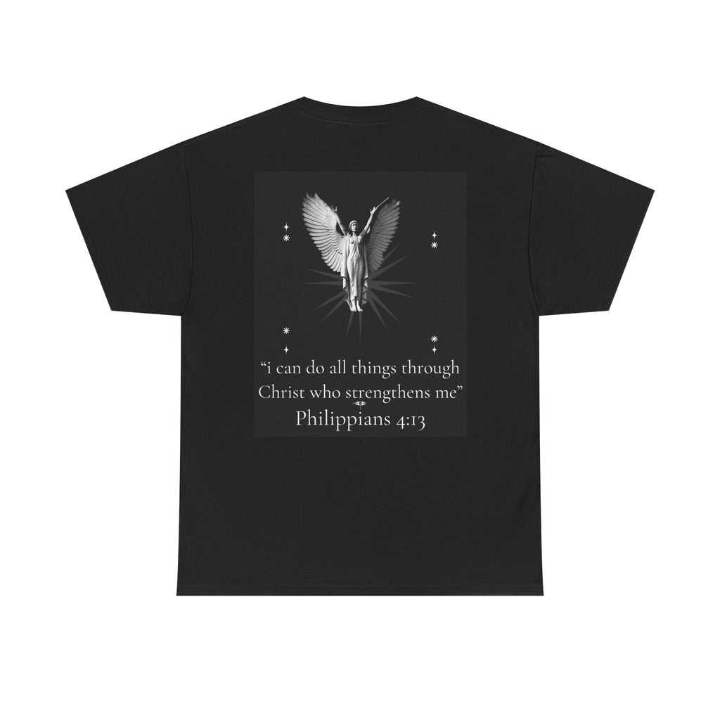Christian Angel Tee — "I can do all things through Christ" Philippians 4:13