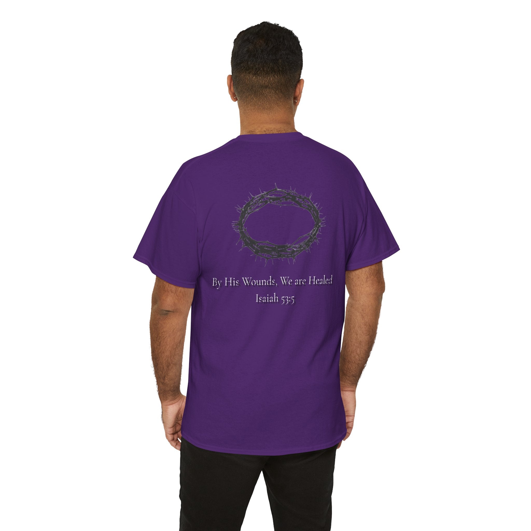 the crown T-Shirt — ‘By His Wounds We Are Healed’ Crown of Thorns Tee
