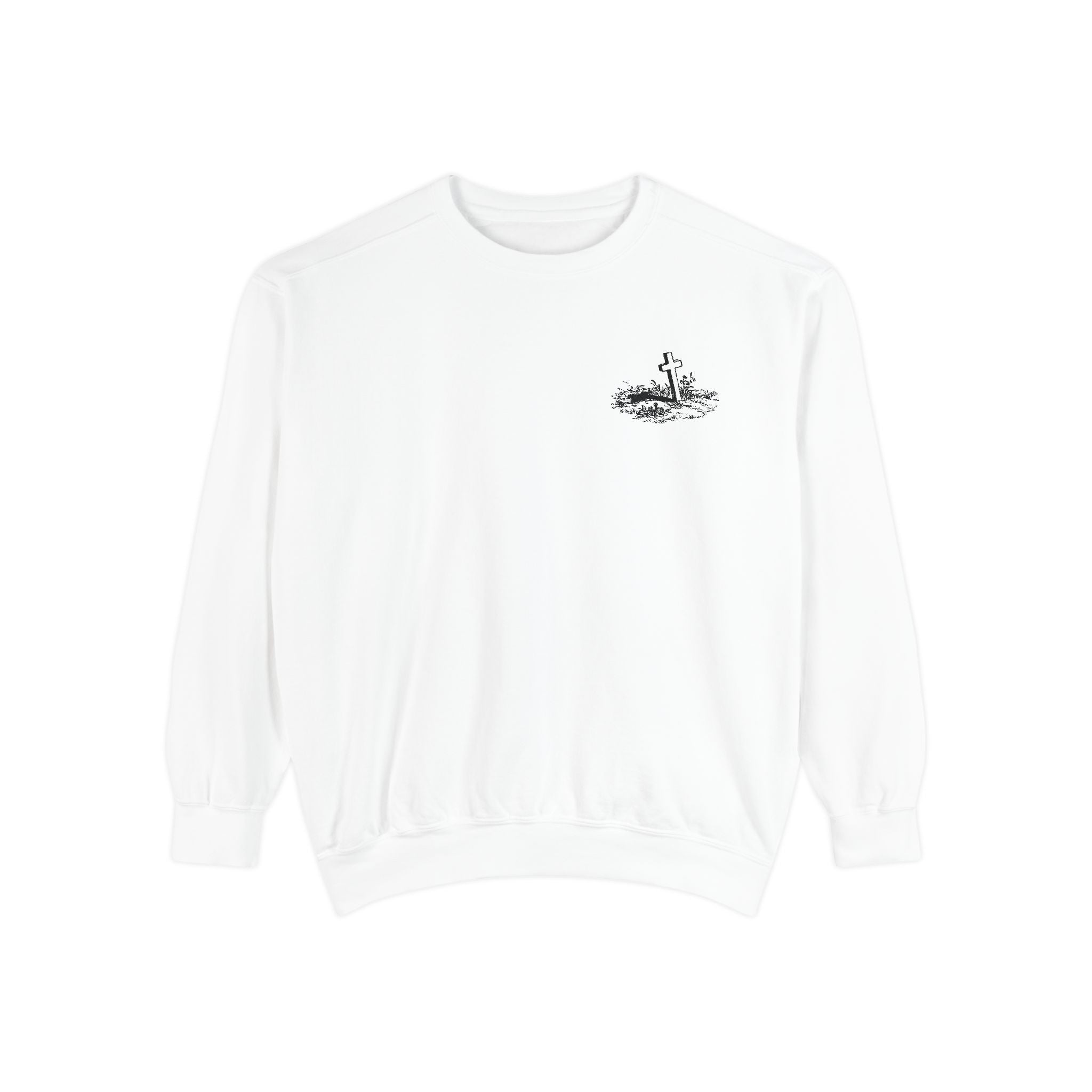 Angel Wings Sweatshirt — Philippians 4:13 Christian Crewneck
