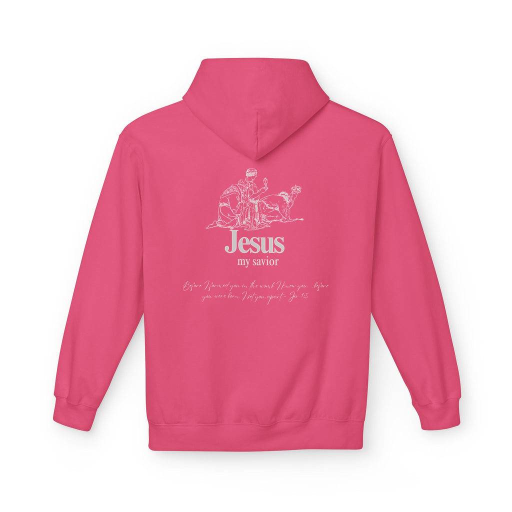 kings Hoodie — 'Jesus My Savior' Illustrated Lamb & Shepherd Faith Pullover