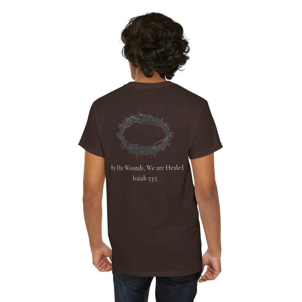 the crown T-Shirt — ‘By His Wounds We Are Healed’ Crown of Thorns Tee
