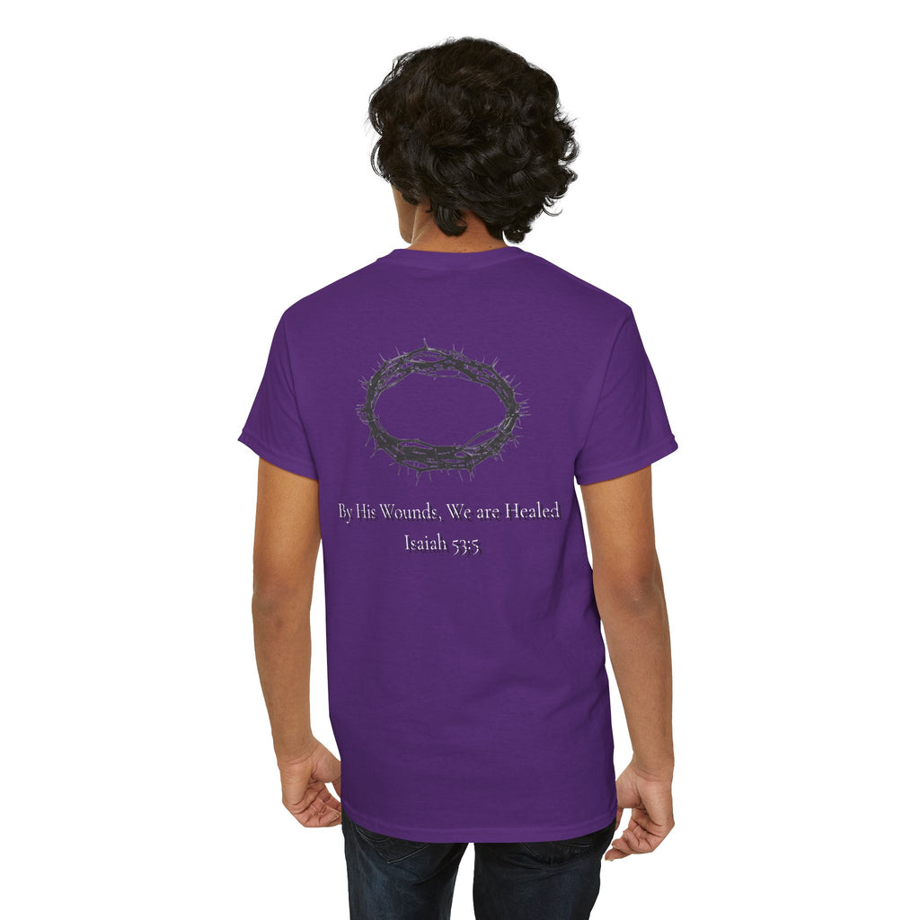 the crown T-Shirt — ‘By His Wounds We Are Healed’ Crown of Thorns Tee