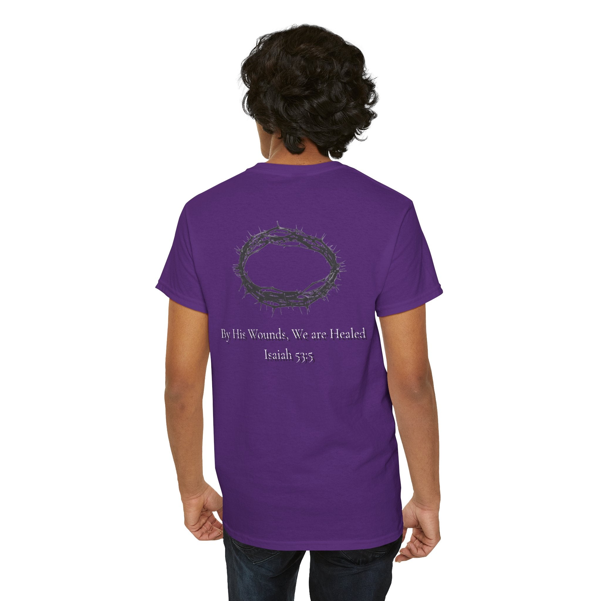 the crown T-Shirt — ‘By His Wounds We Are Healed’ Crown of Thorns Tee
