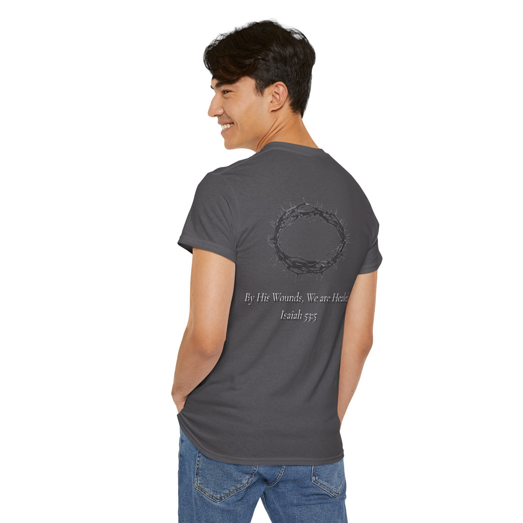 the crown T-Shirt — ‘By His Wounds We Are Healed’ Crown of Thorns Tee
