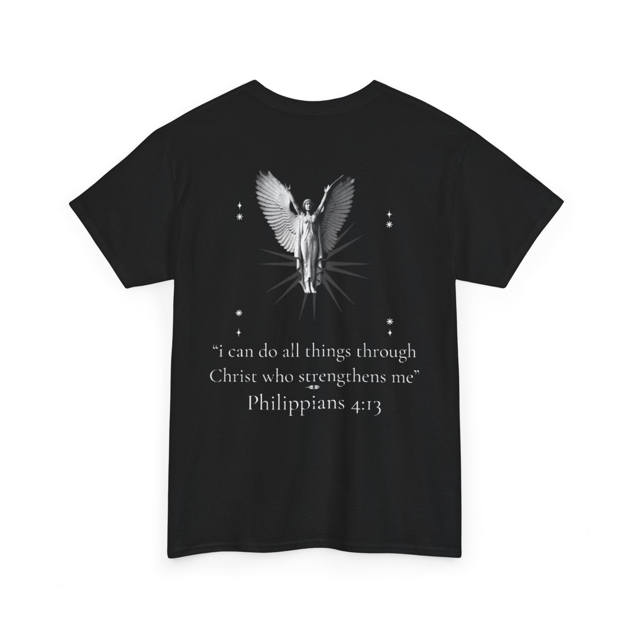 Angel Tee — "I can do all things through Christ" Philippians 4:13