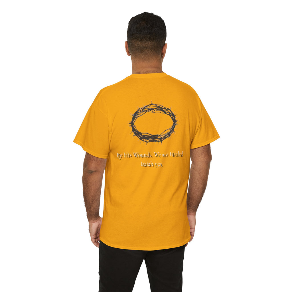 the crown T-Shirt — ‘By His Wounds We Are Healed’ Crown of Thorns Tee