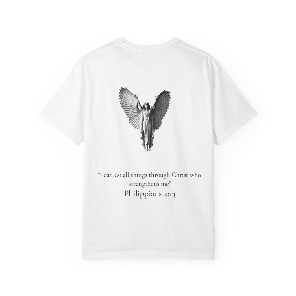 Philippians 4:13 Angel T-Shirt — 'I Can Do All Things' Christian Tee